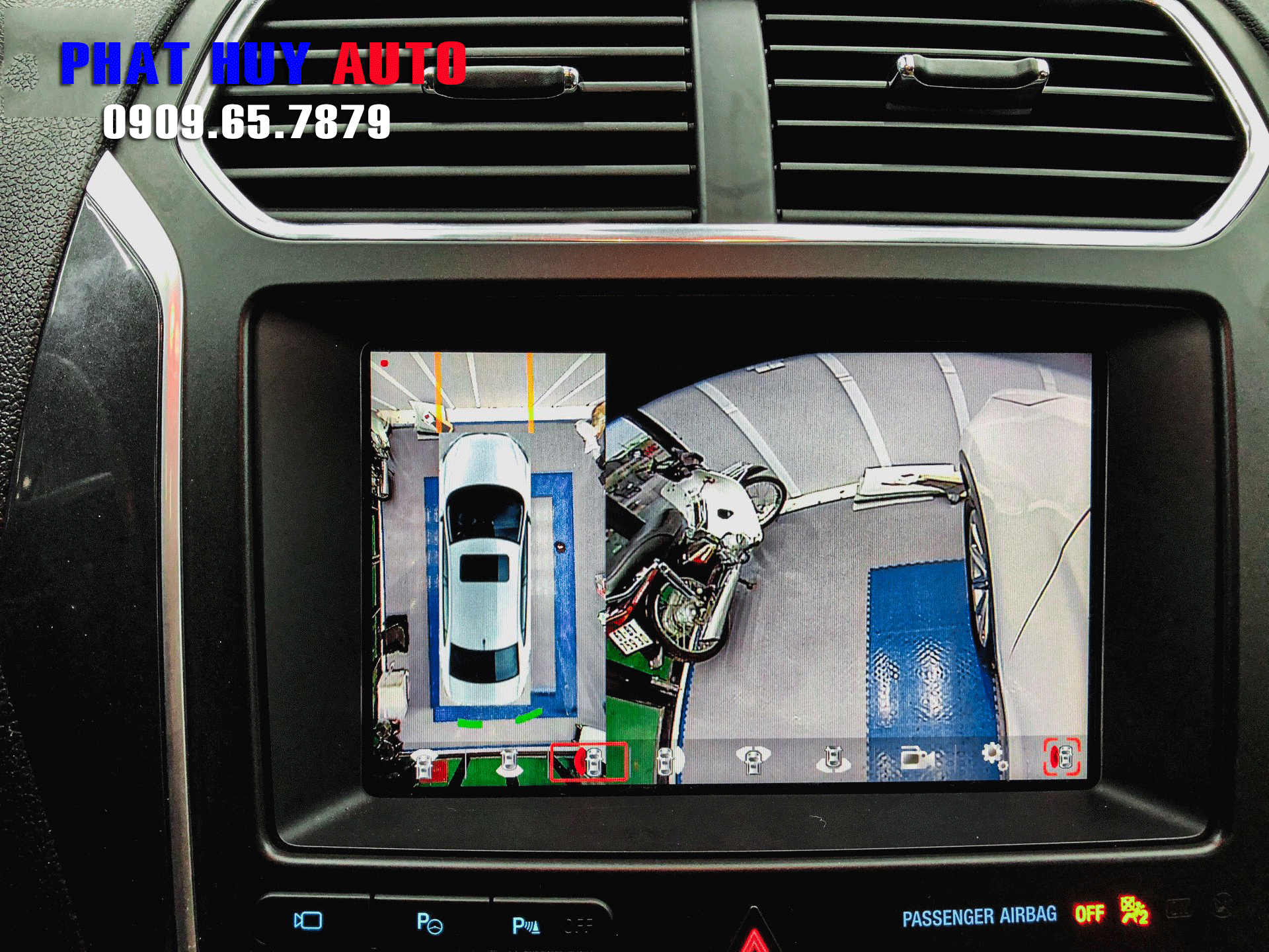 Camera 360 độ cho xe Ford Explorer 2020 siêu rõ nét